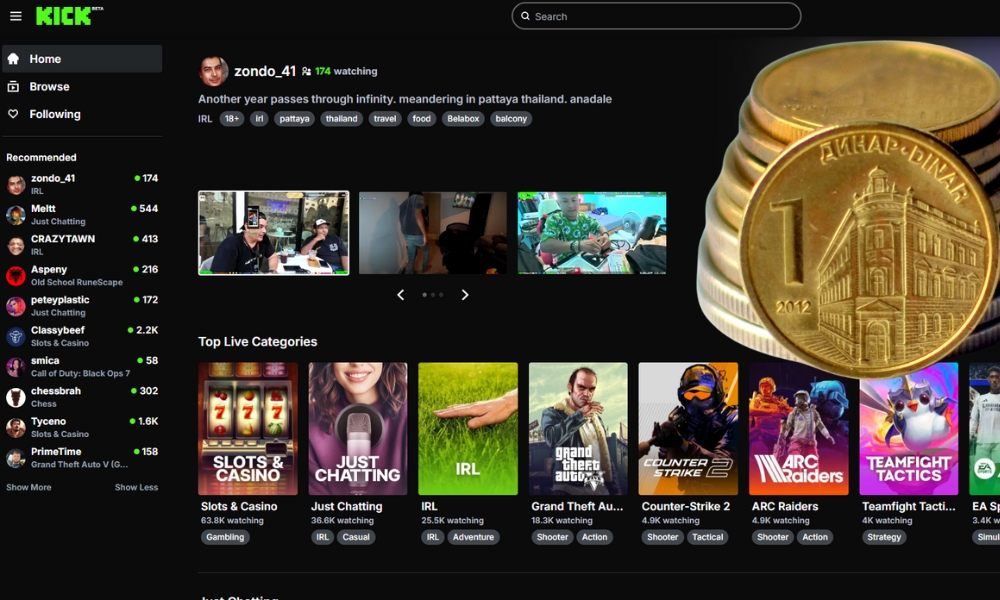 Zarada na Kick u Srbiji